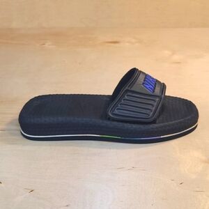 Nike V-Strap Black Purple Sandals